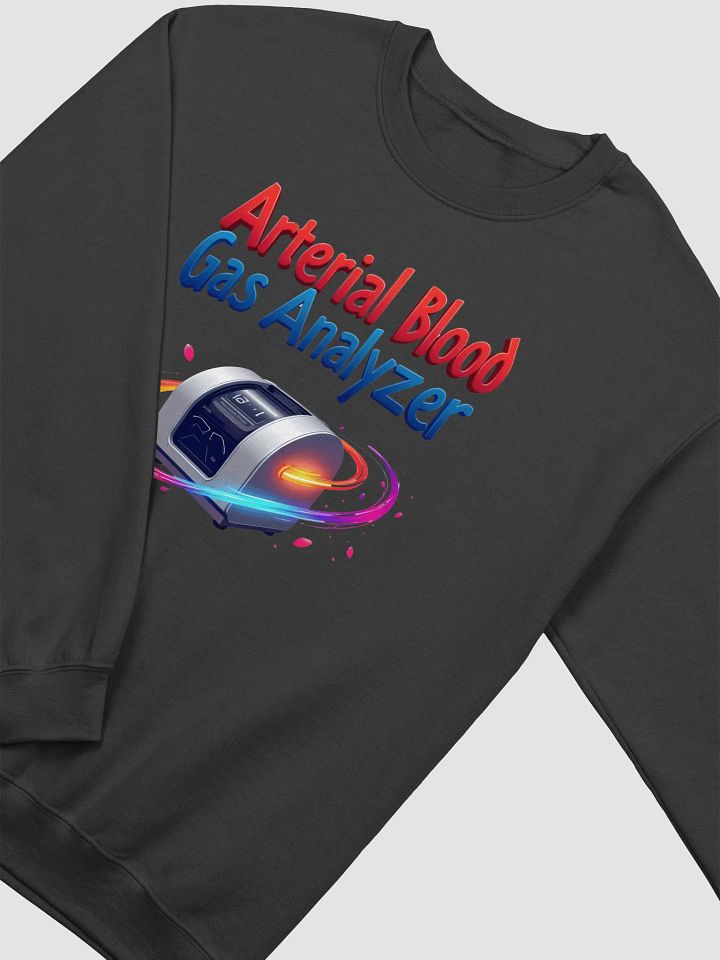 Futuristic Arterial Blood Gas Analyzer Unisex Sweatshirt product image (15)