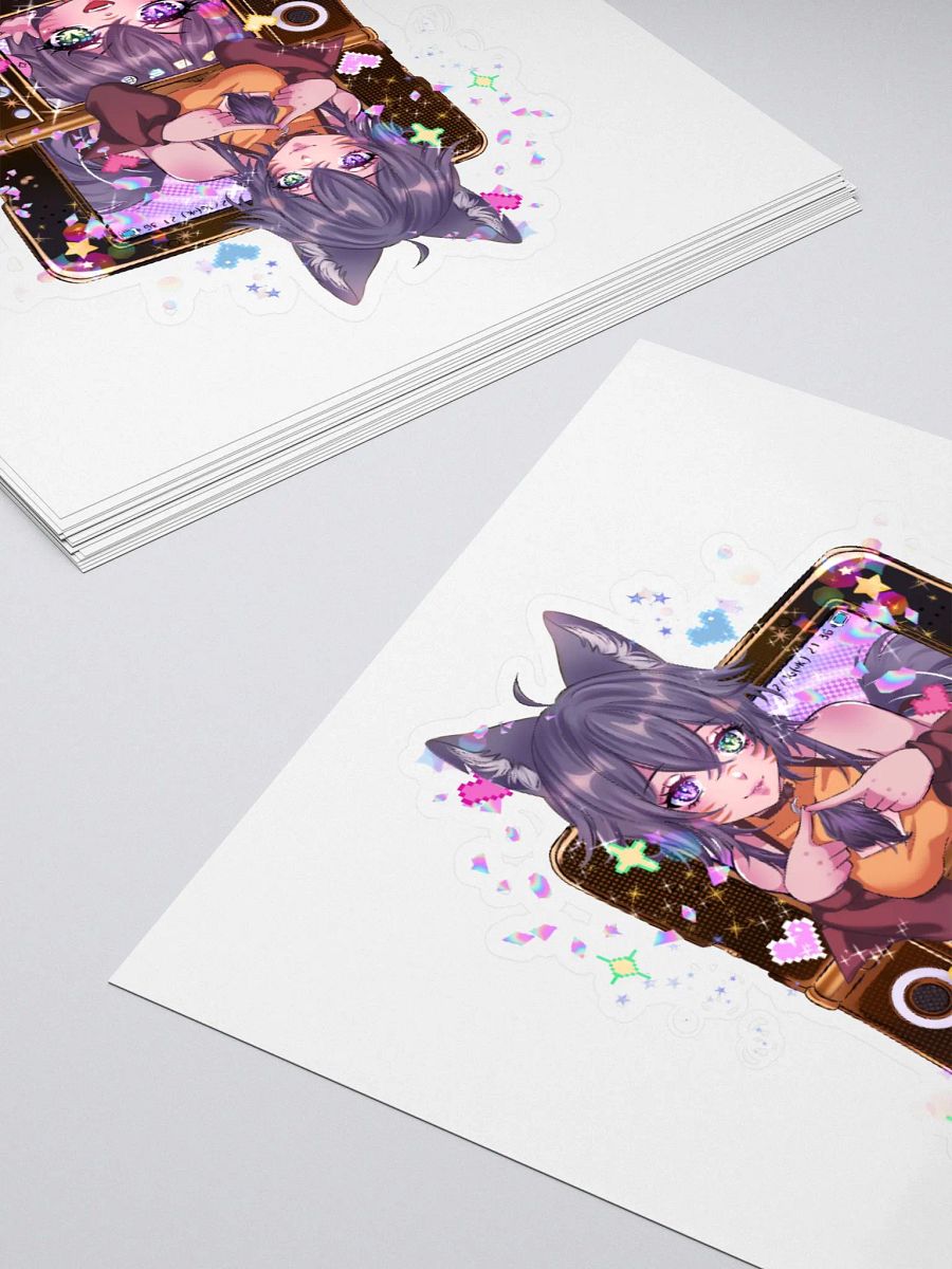WolfcatRisi Gamer Waifu Sticker product image (12)