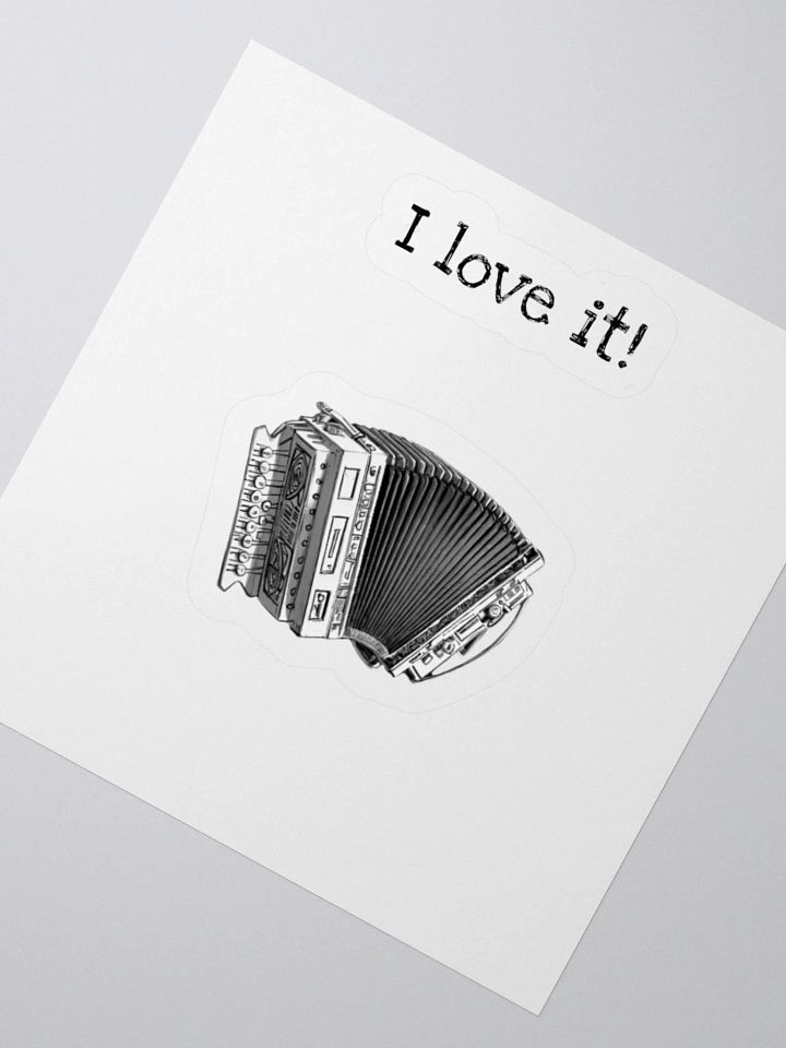 Sticker “I Love It” con Organetto product image (3)