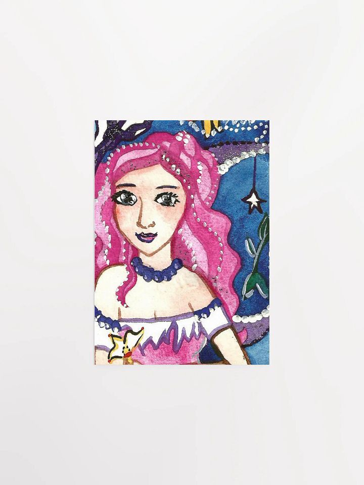 Stardust Mermaid Art Print product image (3)