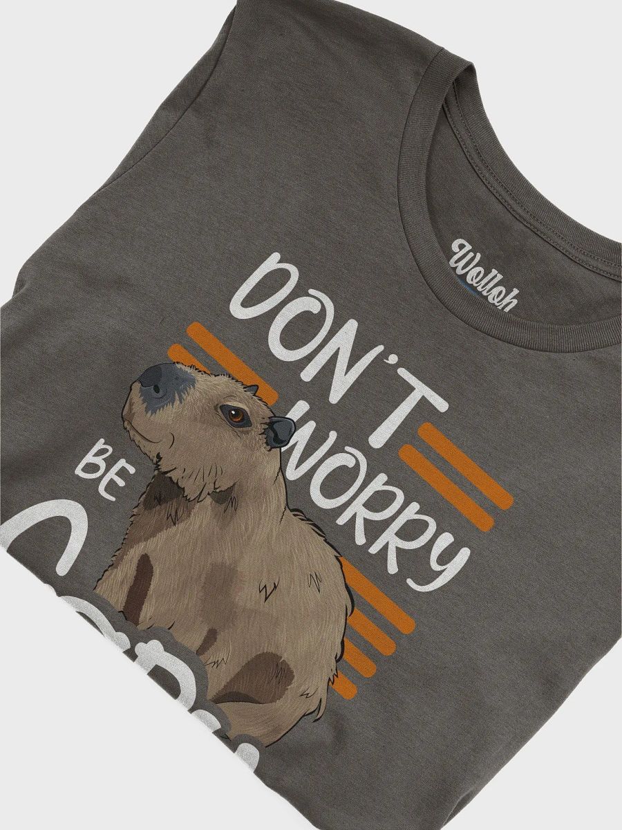 Don’t Worry, Be Capy – Funny Capybara Lover T-Shirt product image (6)