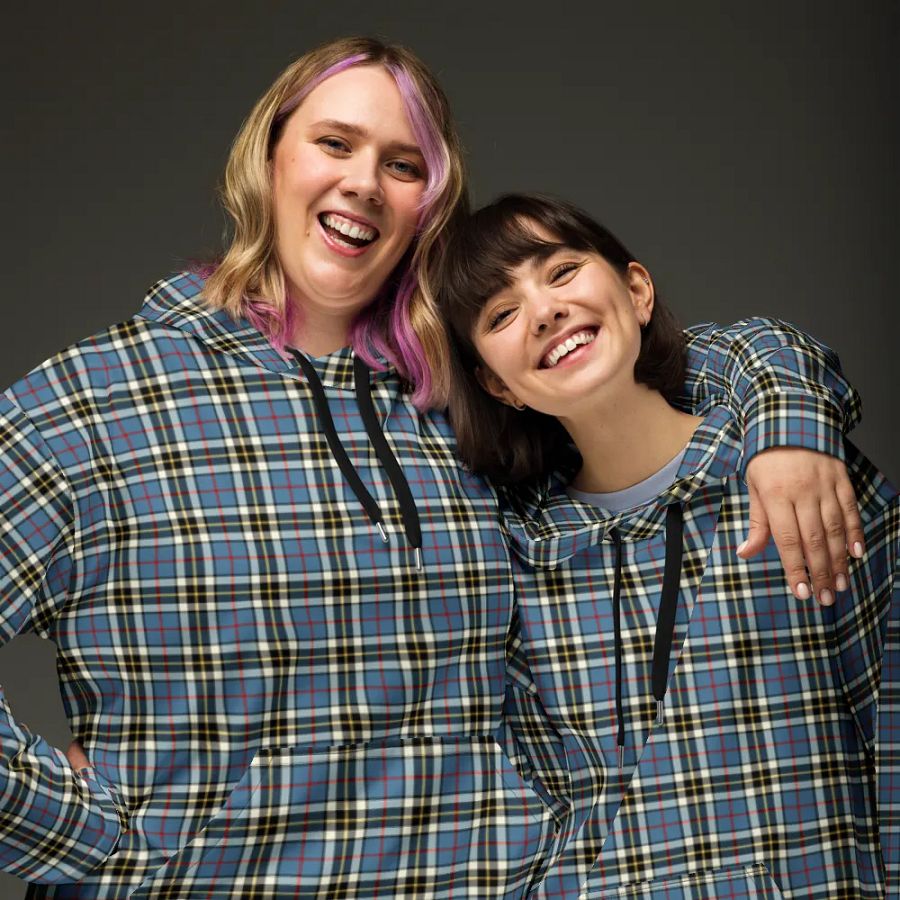 Thompson Blue Tartan Hoodie product image (3)
