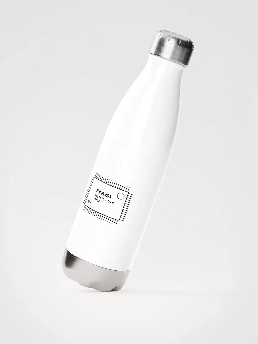 iyagi DAC Chip Stainless Water Bottle (white) product image (1)
