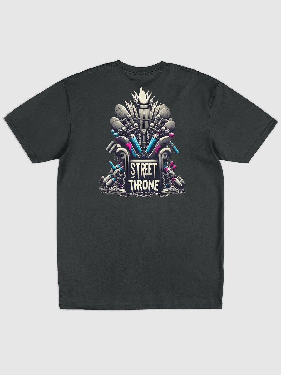 Street Throne Men's Boxy Black T-Shirt product image (3)