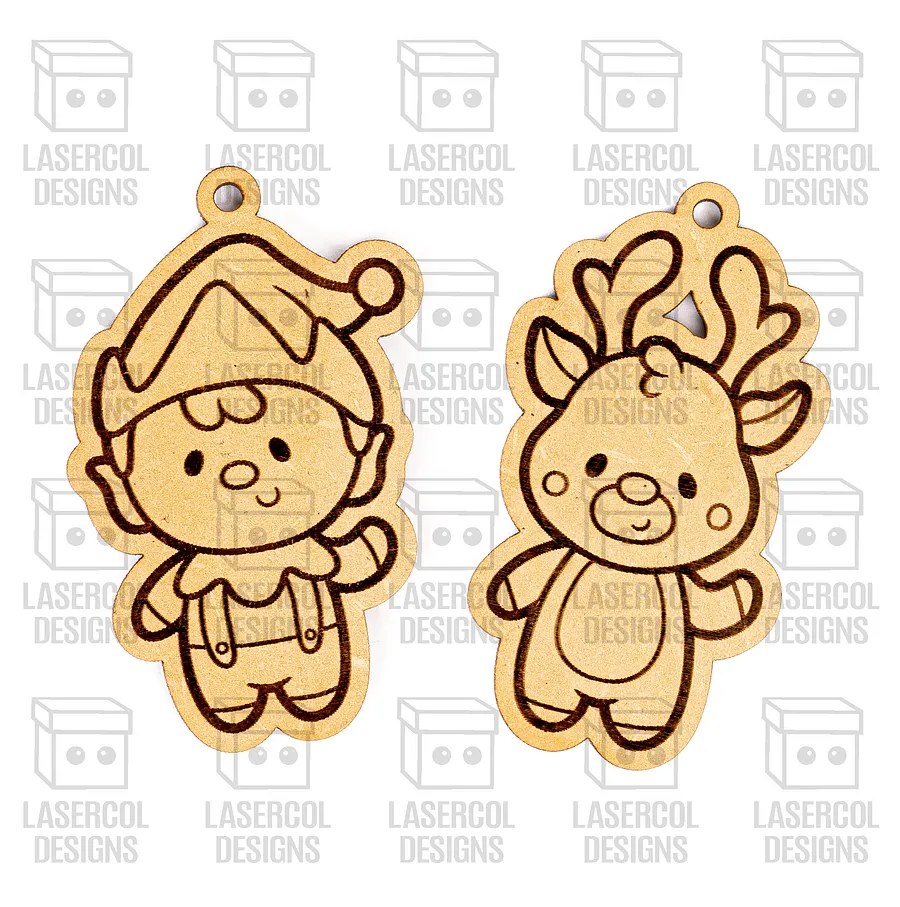 Christmas Ornaments - Laser Cut Files product image (5)