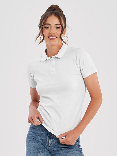 Photo showing Gildan Women's Pique Polo Shirt 