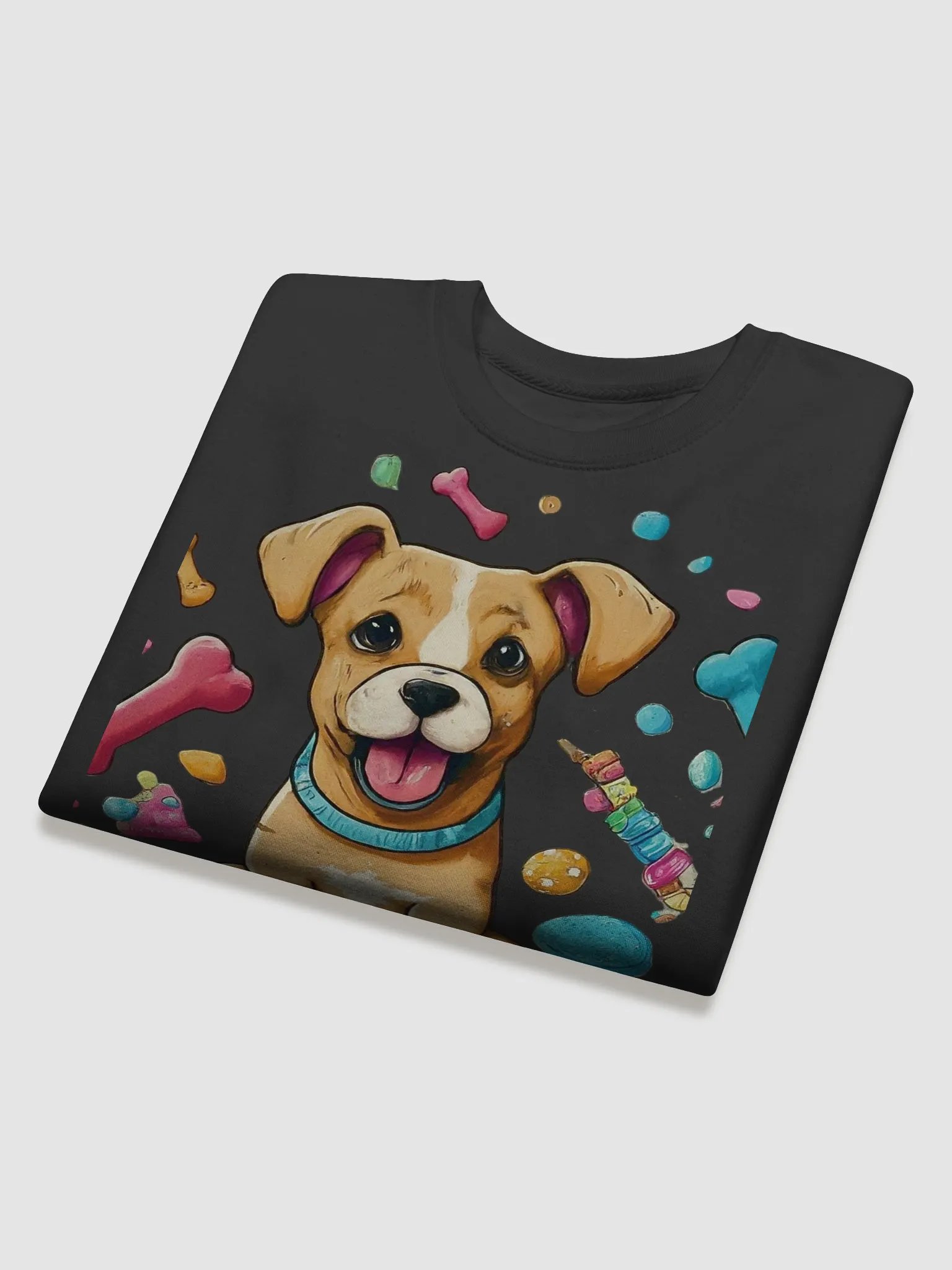 Playful Pup Illustrated Sweatshirt product image (4)