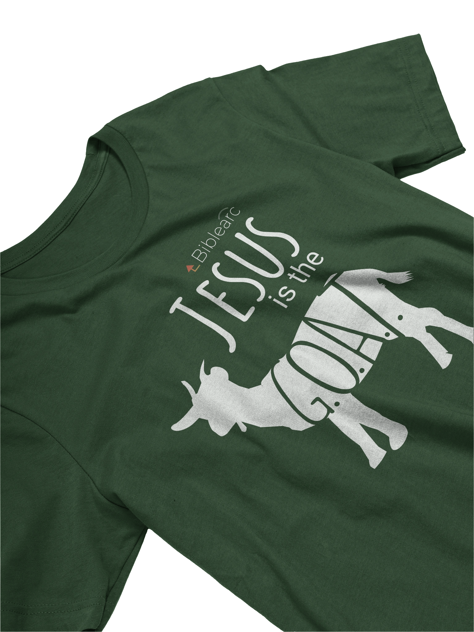 Jesus is the G.O.A.T. T-Shirt (Dark Colors) product image (3)