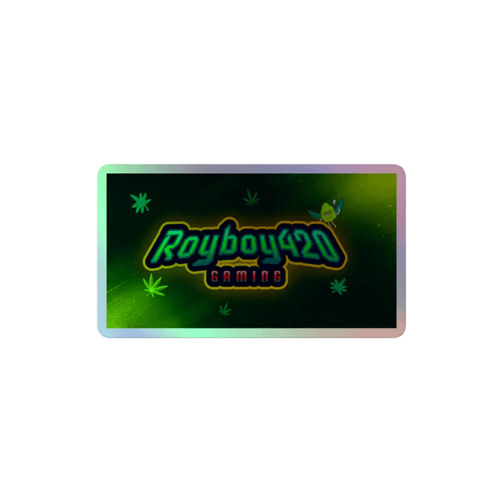 Royboy420Gaming Holographic Sticker product image (2)
