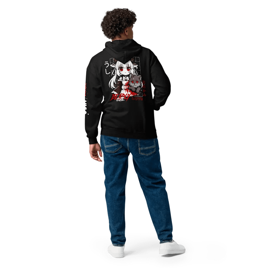 Adorably Macabre Couple Zip-up Hoodie (Alternate) product image (7)