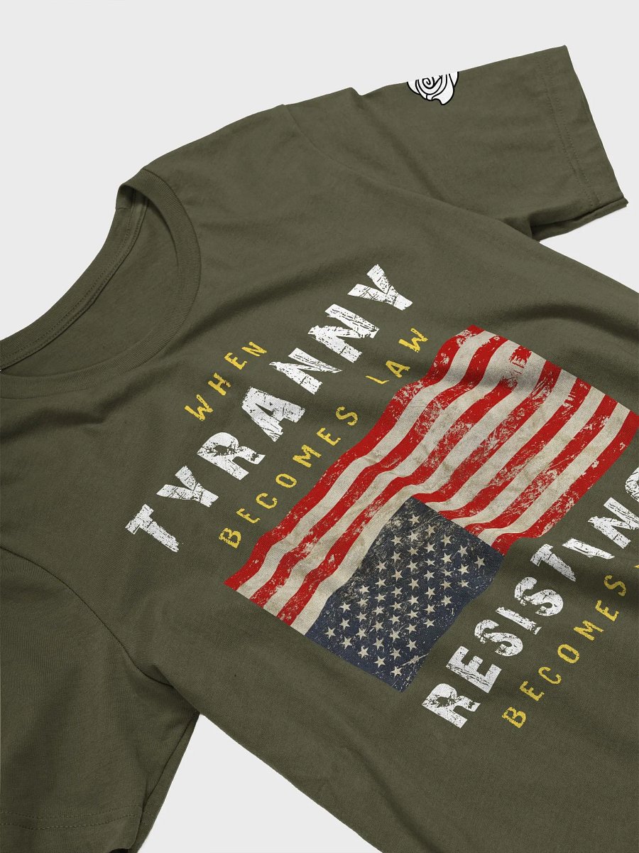 Tyranny / Resistance Supersoft Tee - Olive product image (3)