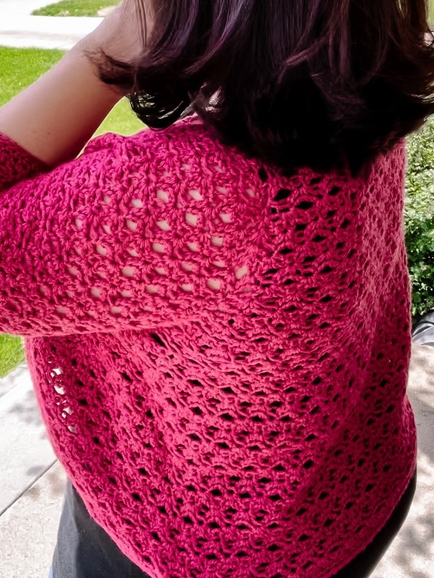 Moonflower Bolero Crochet Shrug Pattern | Instant PDF download with Video Tutorial product image (4)