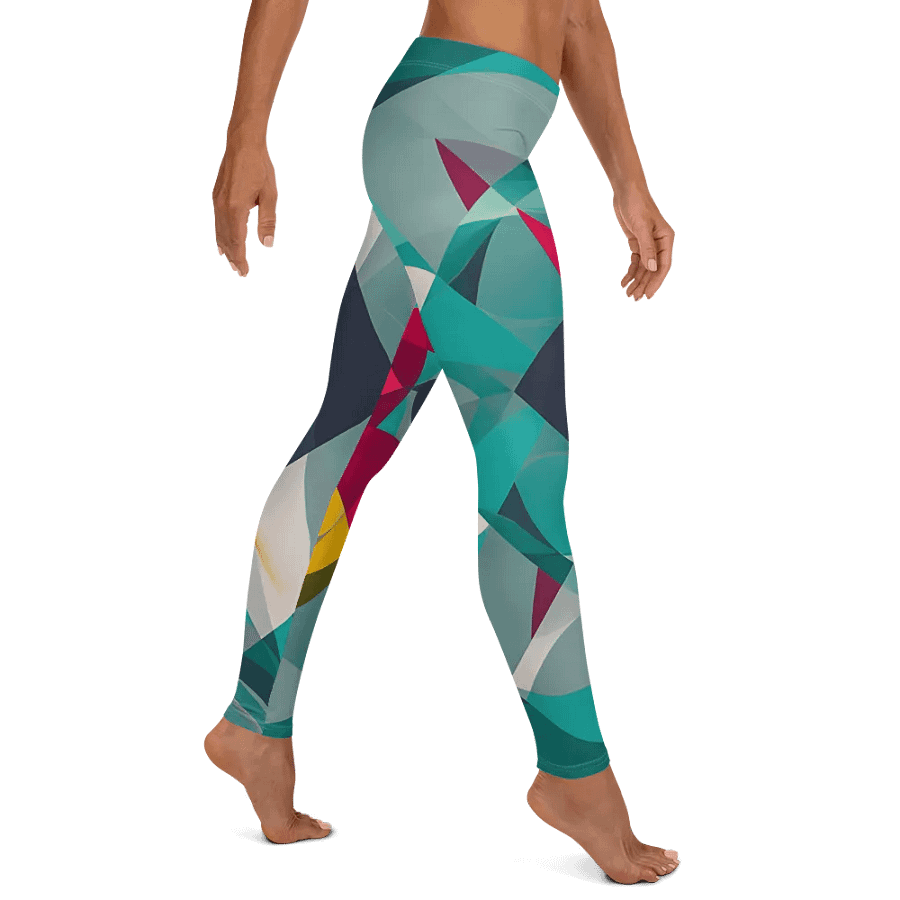 Abstract Lithographic Pattern Design leggings - V9 product image (5)