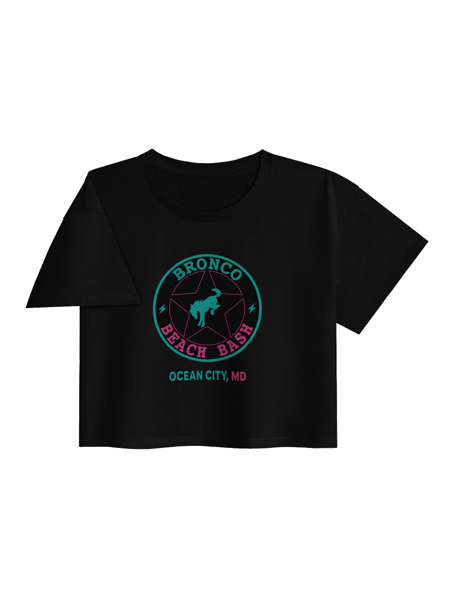 2025 Bronco Beach Bash Ocean City / Destination Bigfoot Bronco Collab | Women's Crop Top (Multiple Colors Available) product image (3)