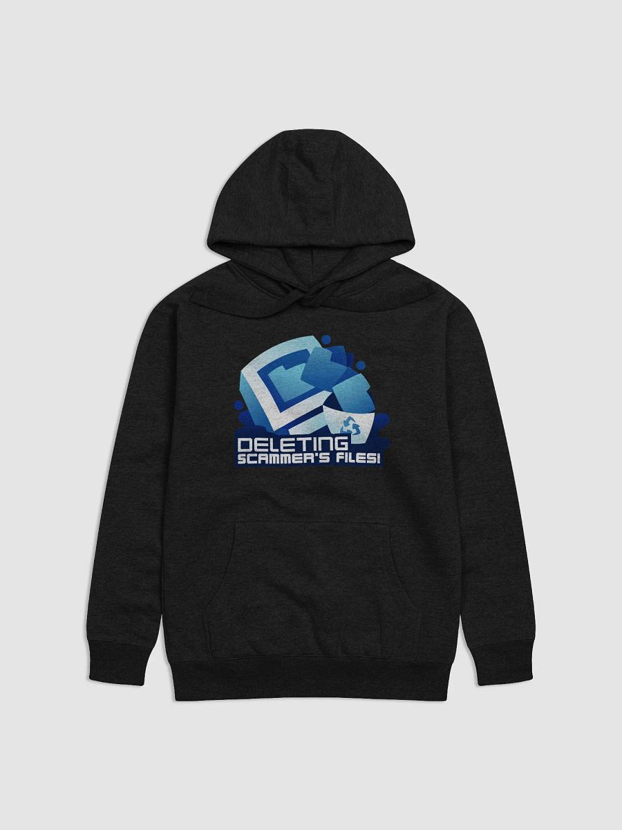 Deleting scammers files hoodie product image (2)