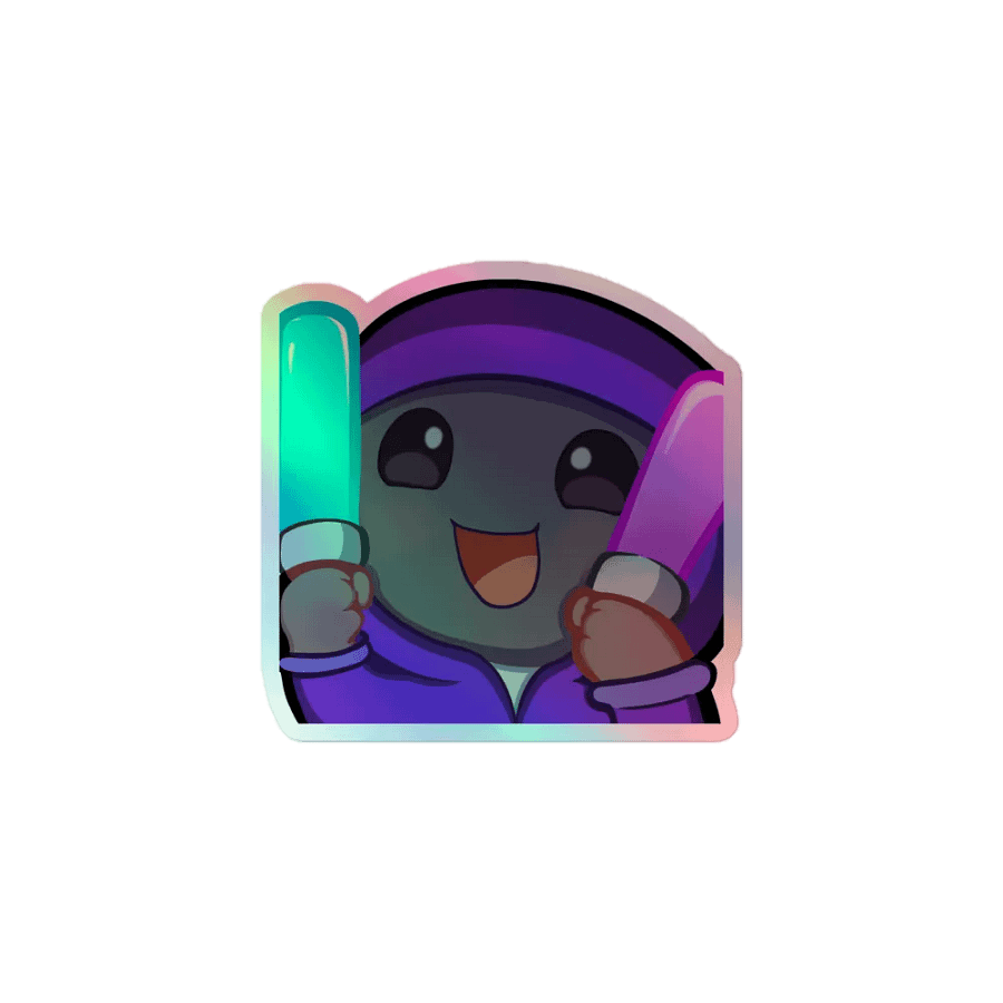 eabRAVE Holographic Sticker product image (2)