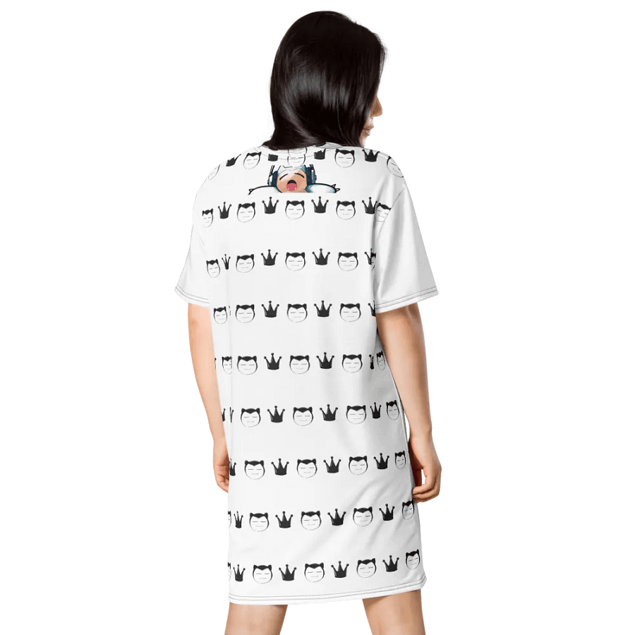 Flickering Grid All-Over T-Shirt Dress product image (3)