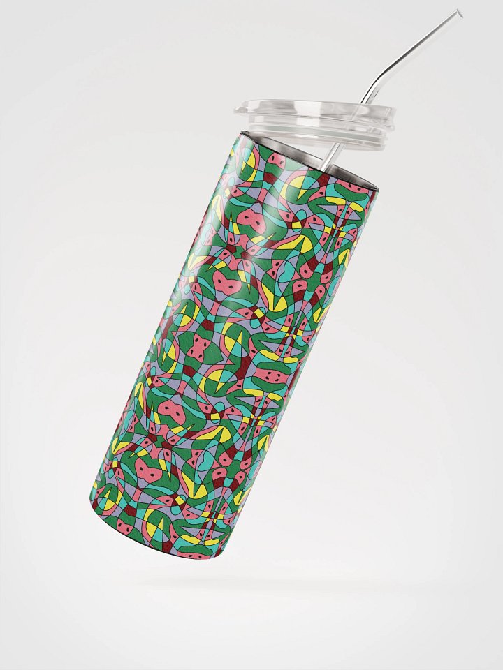 Watermelon Bloom – Stainless Steel Tumbler, 20 oz product image (2)