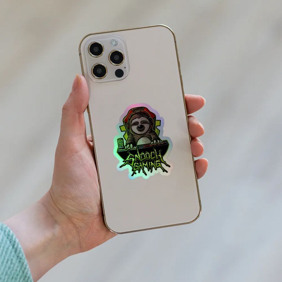 Snooch Gaming Holographic Logo Sticker product image (6)