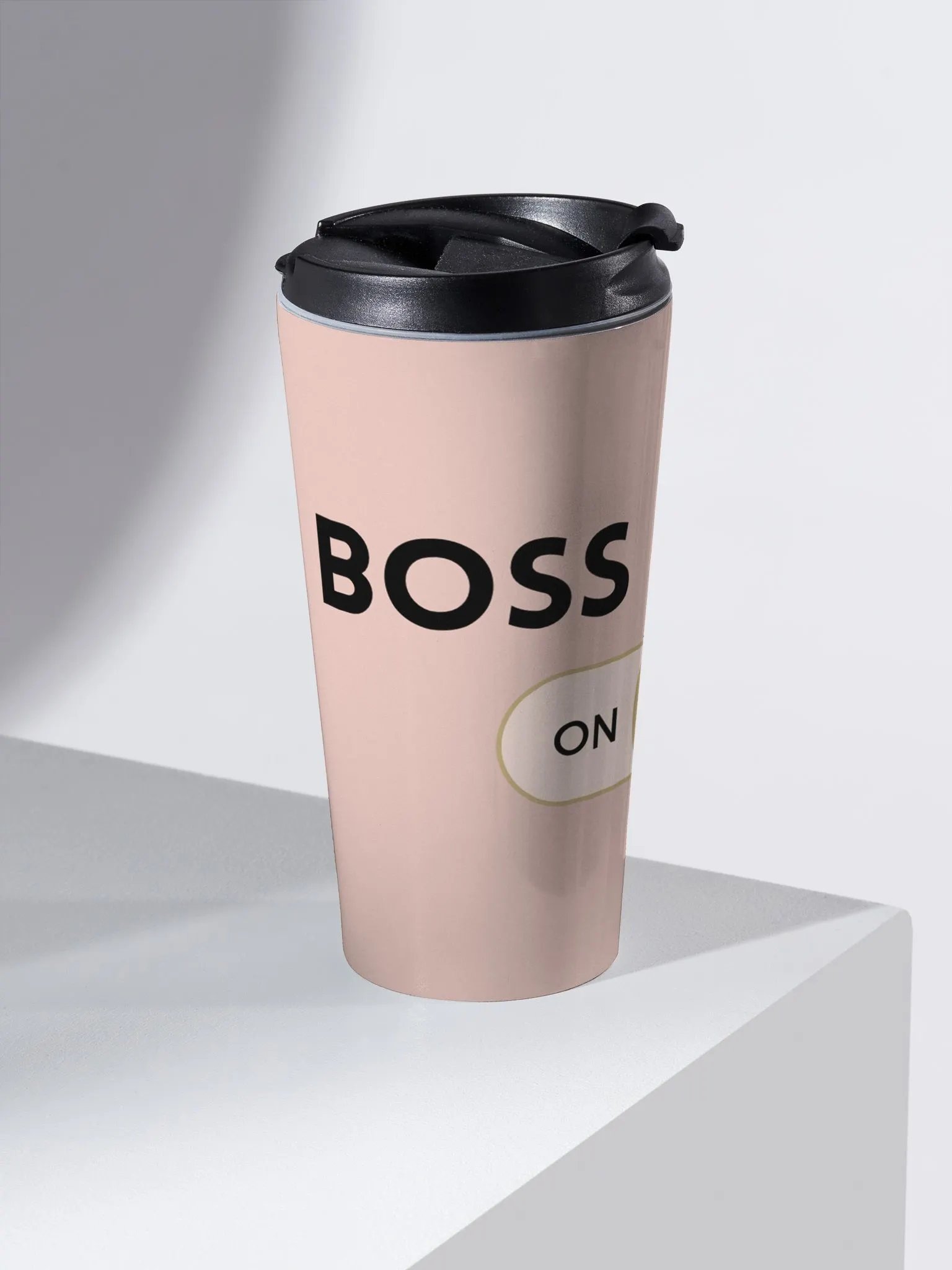 Boss Mode Travel Mug - Pink product image (1)