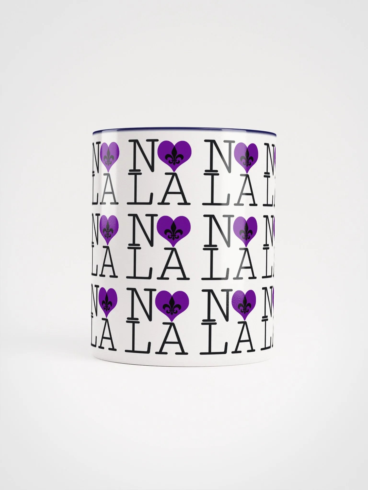 I LOVE NOLA **LEGACY COLOR MUG** (PURPLE HEART FULL INFINITY) product image (69)