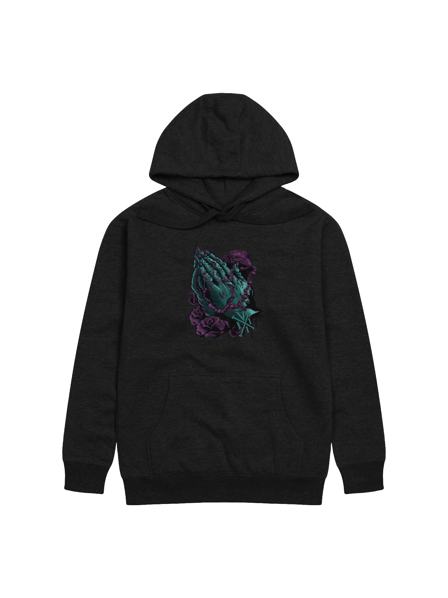 Vampire Prayer Front Printed Hoodie product image (1)