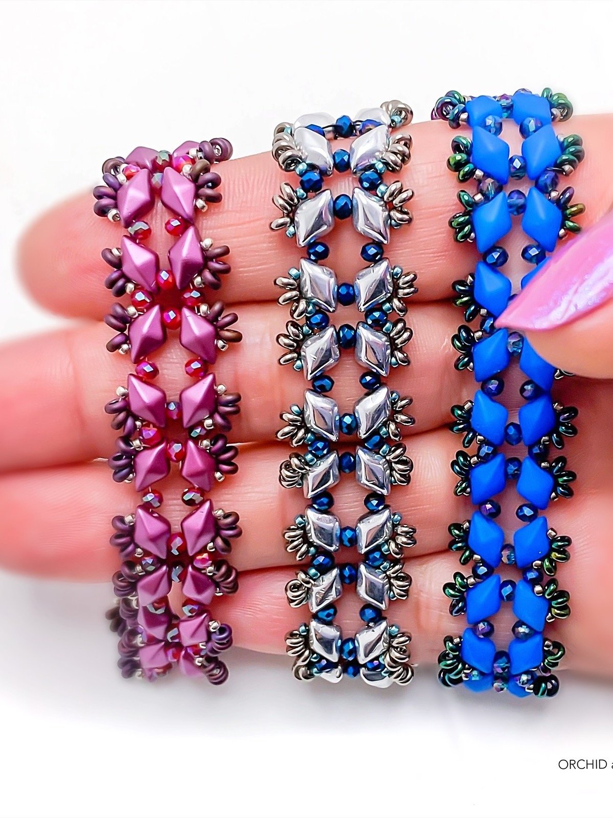 Starlight GemDuo Beaded Bracelet - Blue product image (6)
