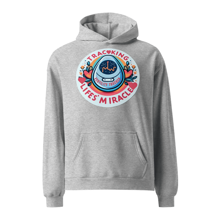Miracle Tracker Floral Fertility Hoodie product image (3)