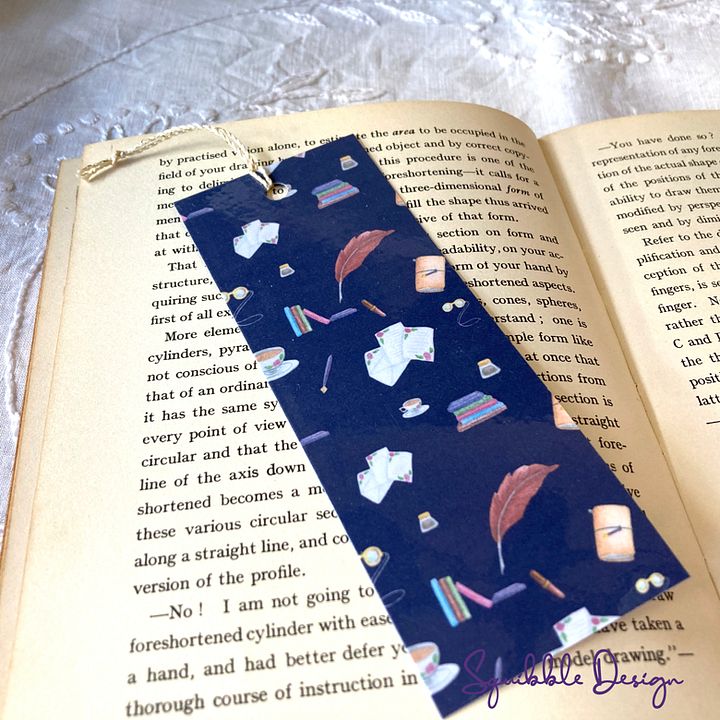 Bookmark - Vintage Stationery Pattern product image (2)