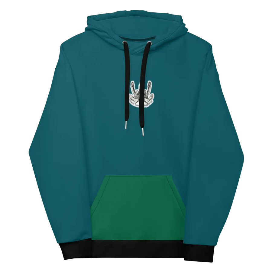 Teal Anchor Hoodie product image (10)
