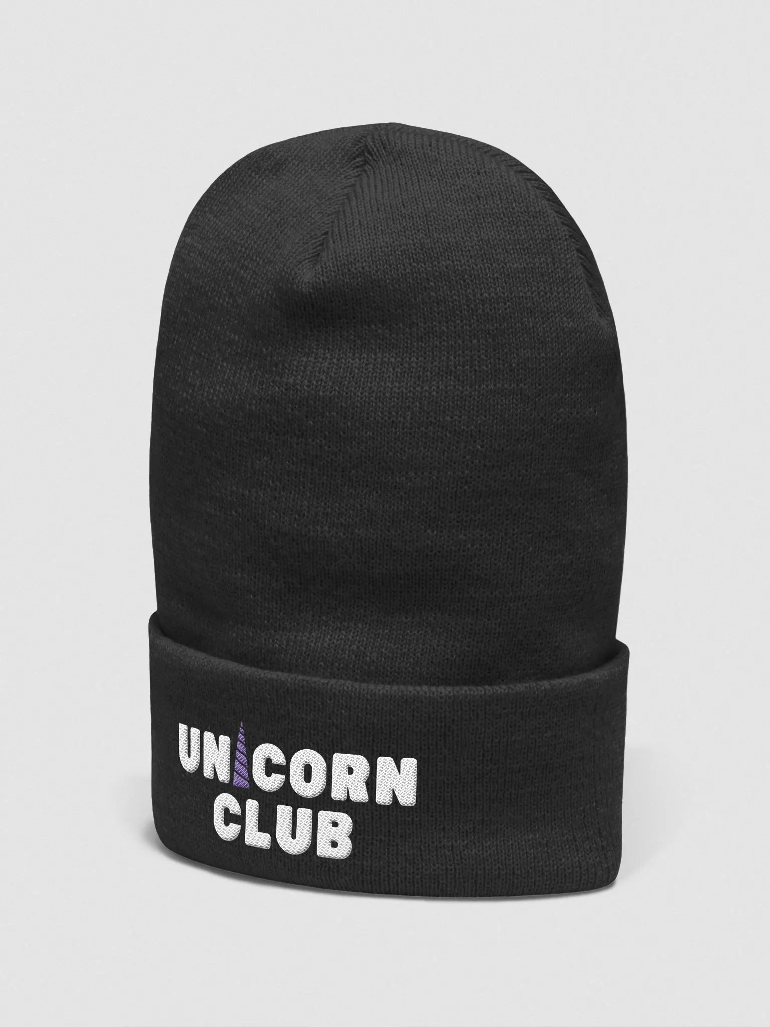 "The Unicorn Club" Beanie - Purple Horn product image (2)