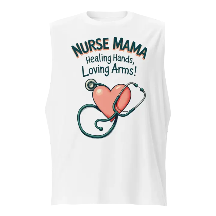 Nurse Mama Heart Muscle Tank product image (1)