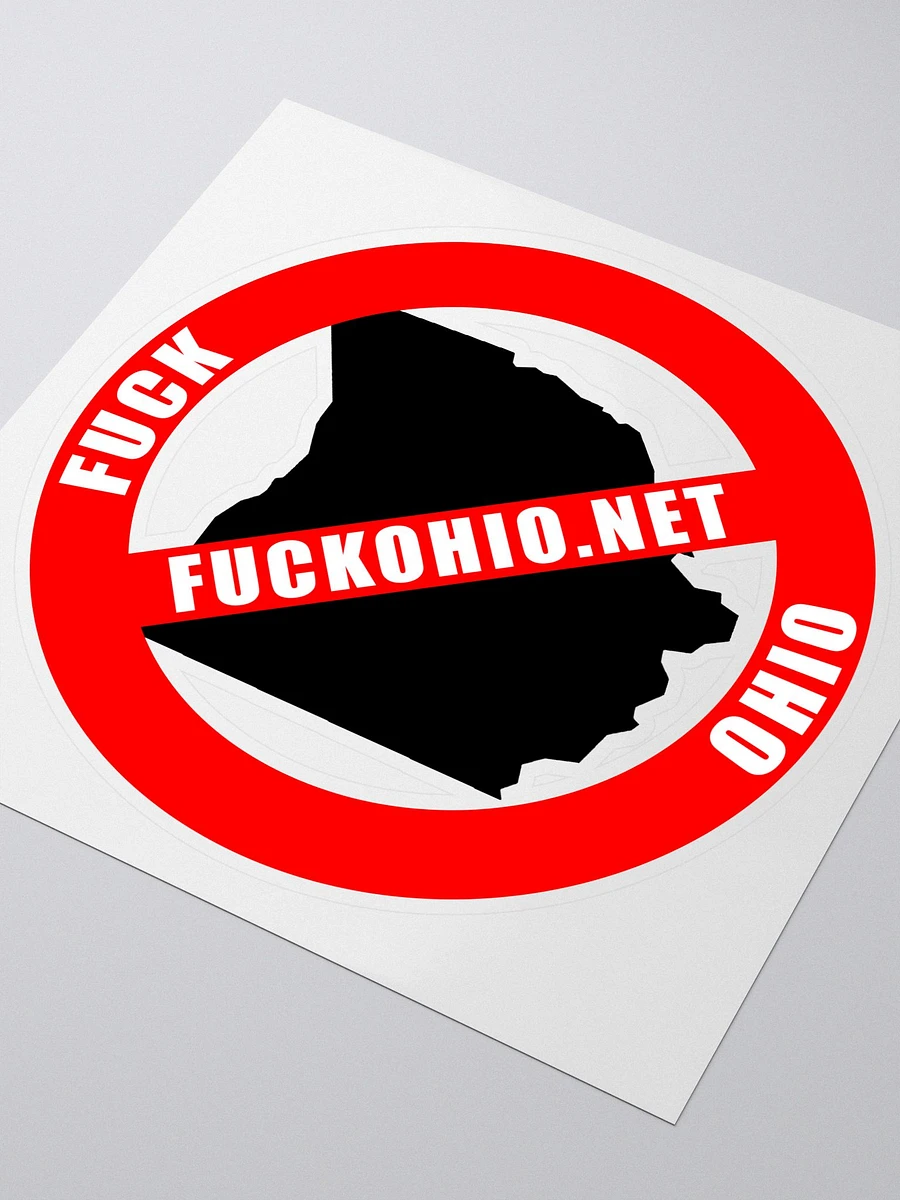 Fuck ohio Cutout Sticker Black product image (3)