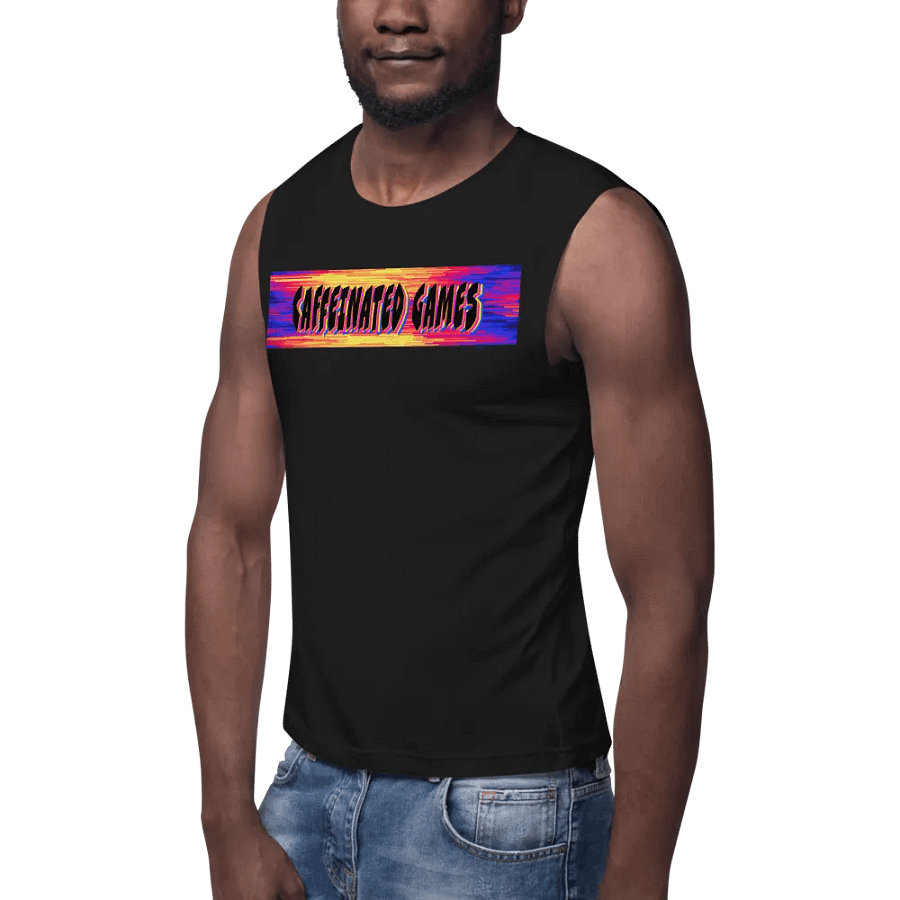 Caffeinated Games Muscle Shirt product image (2)