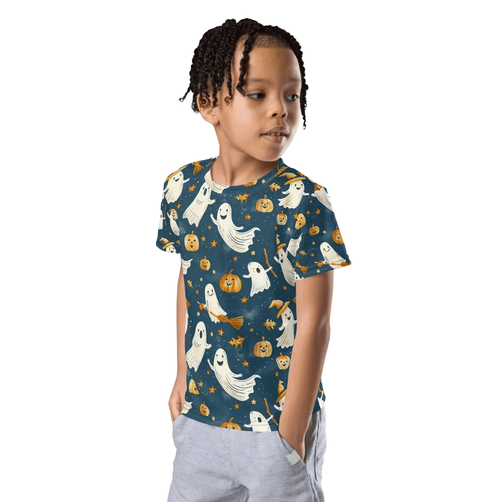 Cute Ghost Halloween T-shirt product image (10)