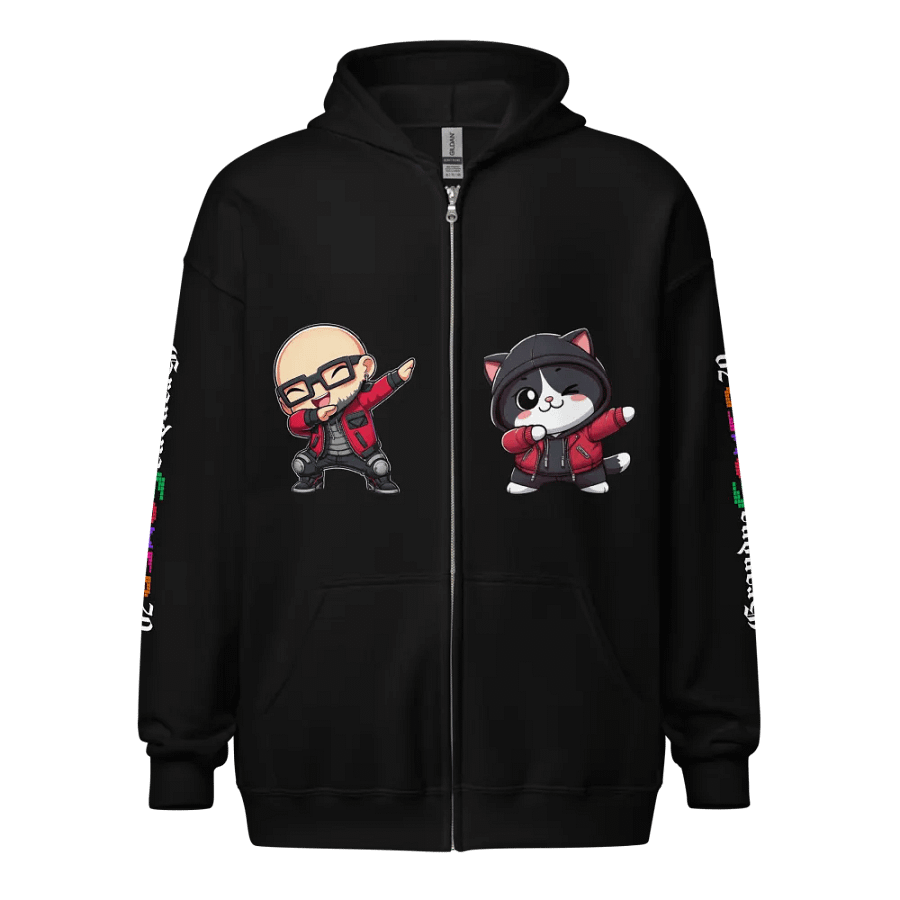 Grandpa Multi-Sided Zip Hoodie product image (1)