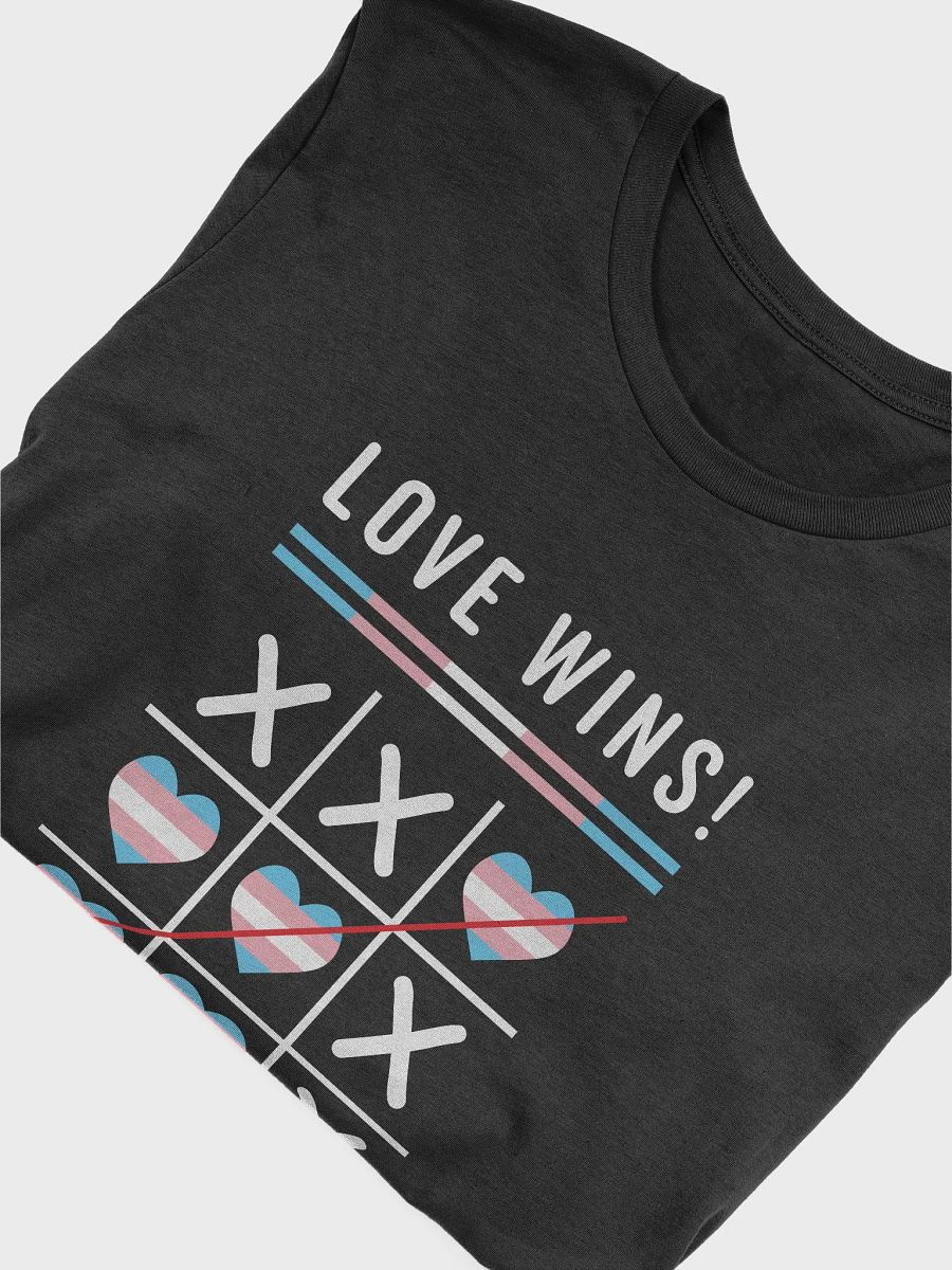 Tic Tac Toe Love Wins LGBTQ Transgender Pride T-Shirt product image (4)