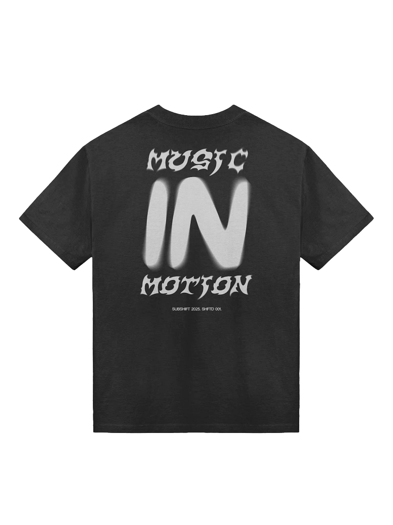 Music In Motion - Heavyweight Tee - Black