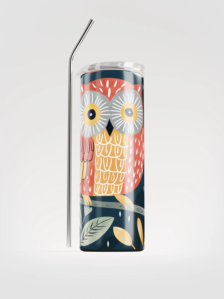 Enchanting Owl Stainless Steel Tumbler product image (1)