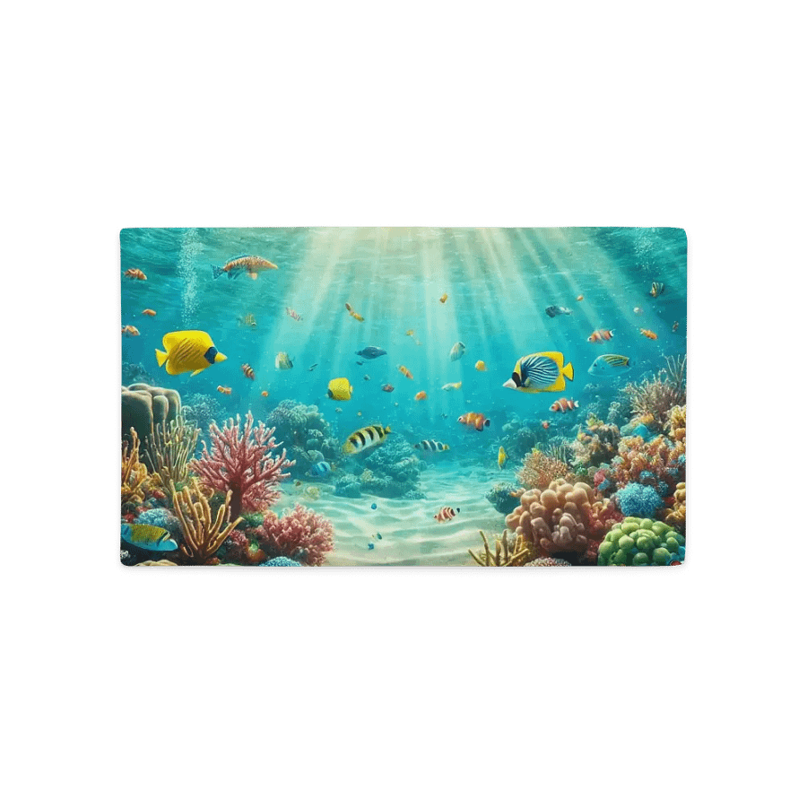 Vibrant Underwater Oasis Pillow Case product image (2)