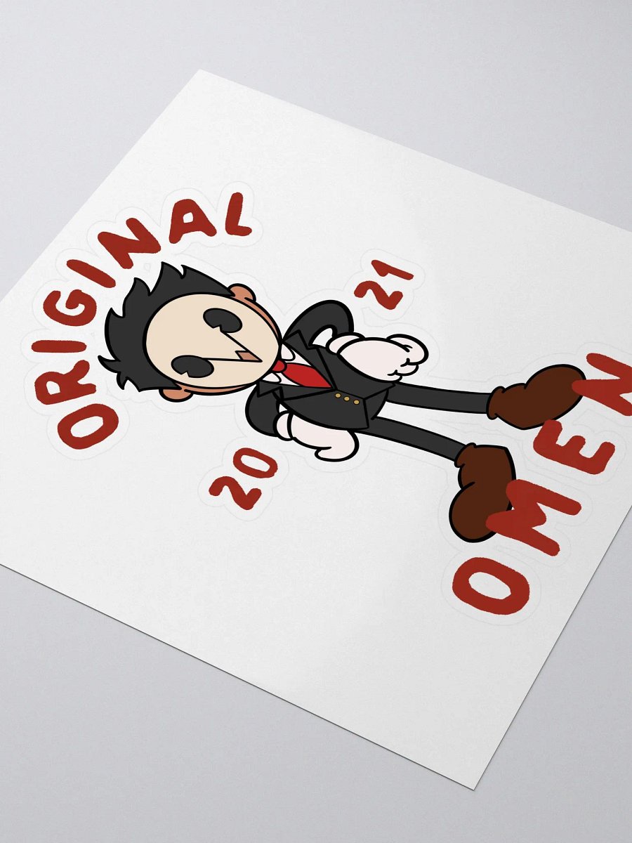 Vintage Omen Kiss Cut Sticker product image (3)