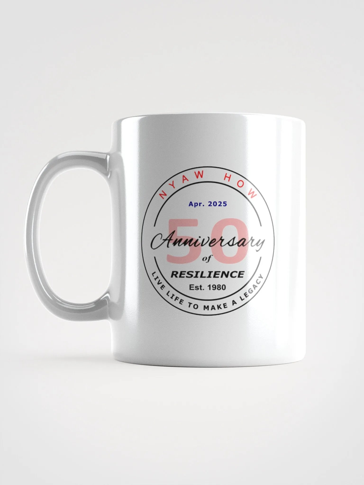 Resilience 50th Anniversary Mug, Double Side: Brand & SEAR product image (6)