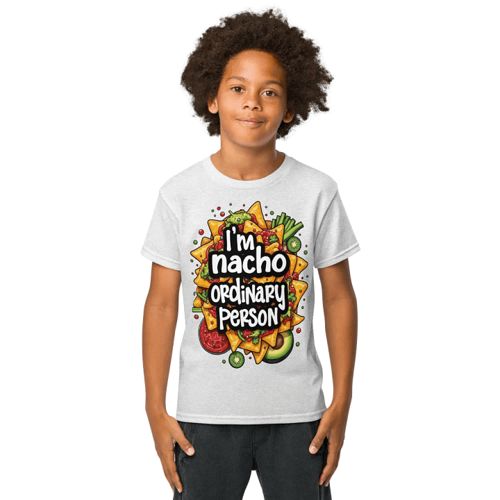 Nacho Ordinary Person Youth Sports Tee product image (9)