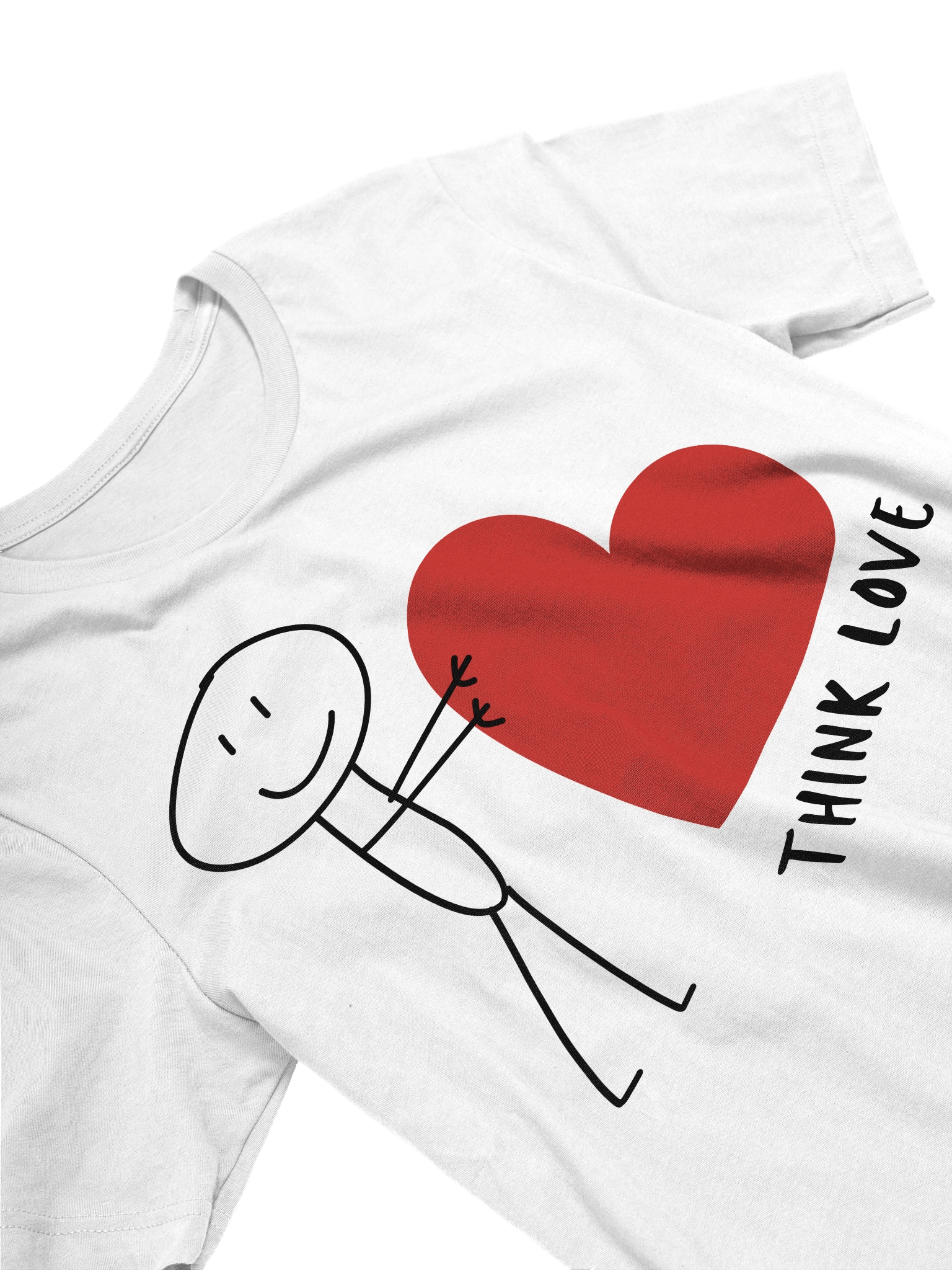 Think Love Supersoft T-Shirt product image (87)