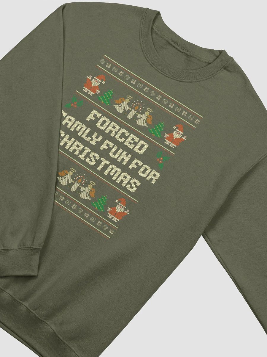 Forced Family Fun For Christmas Festive Crewneck product image (12)