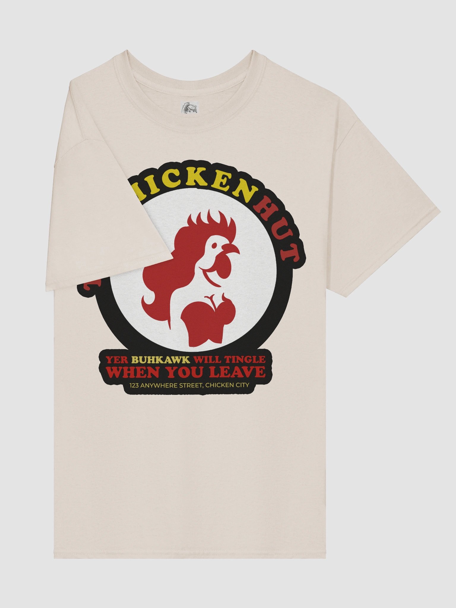 'Yer Buhkawk Tingle' Chicken Hut Lite Tee product image (4)