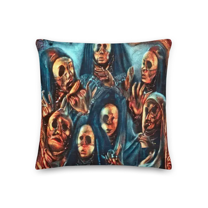 Haunting Ethereal Sisters Throw Pillow product image (2)