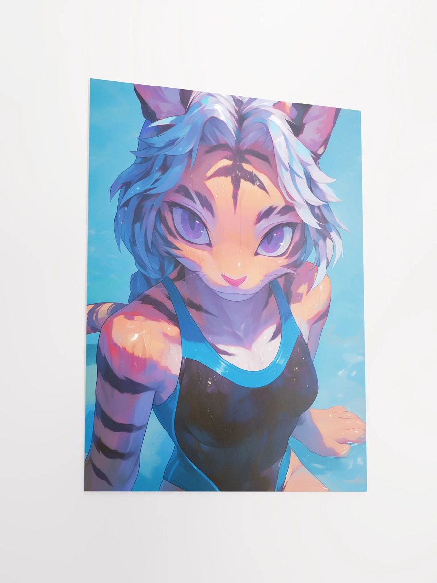 Tiger Striped Athlete Poster product image (3)