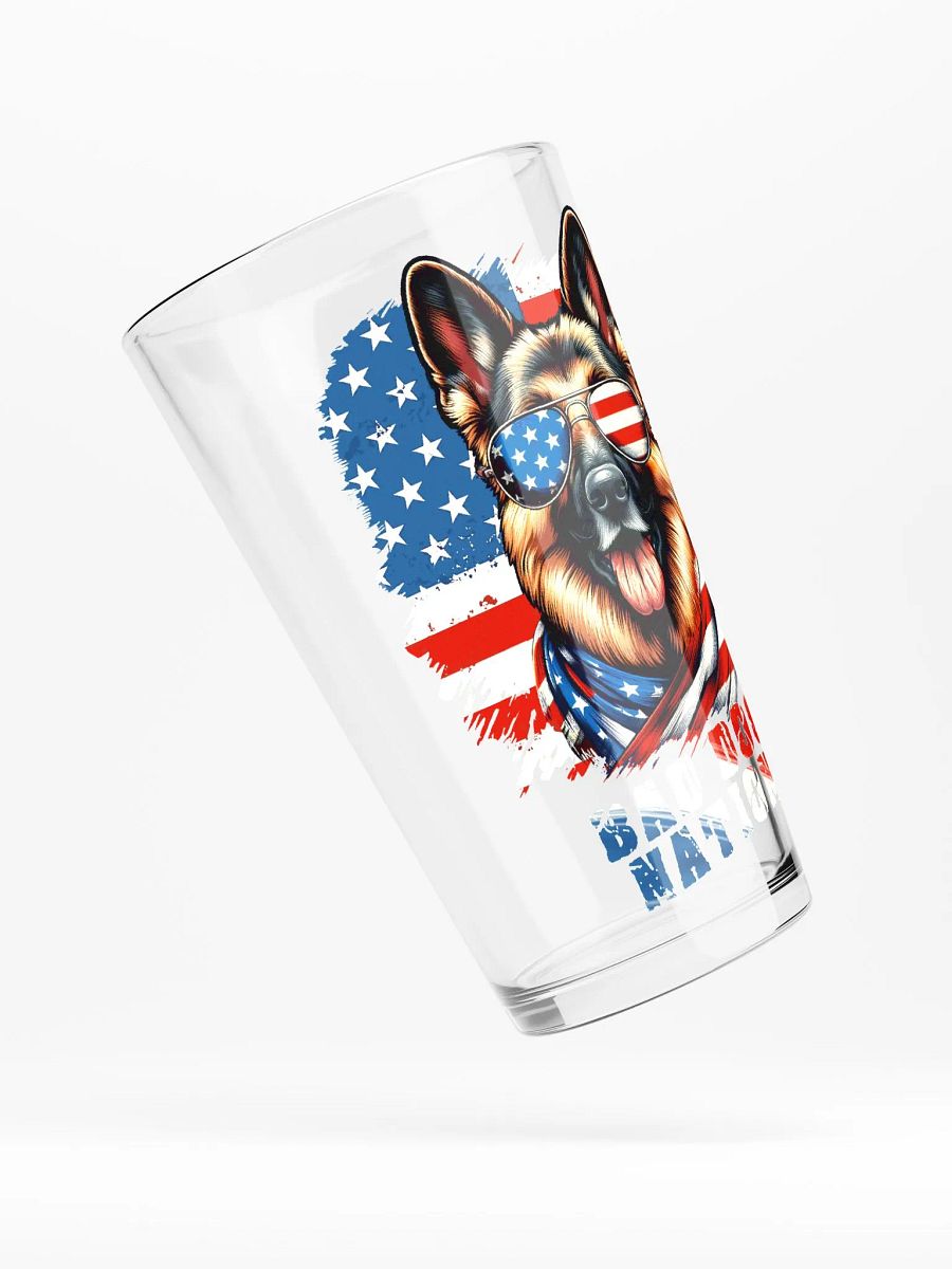 American German Shepherd - 16oz Pint Glass product image (4)