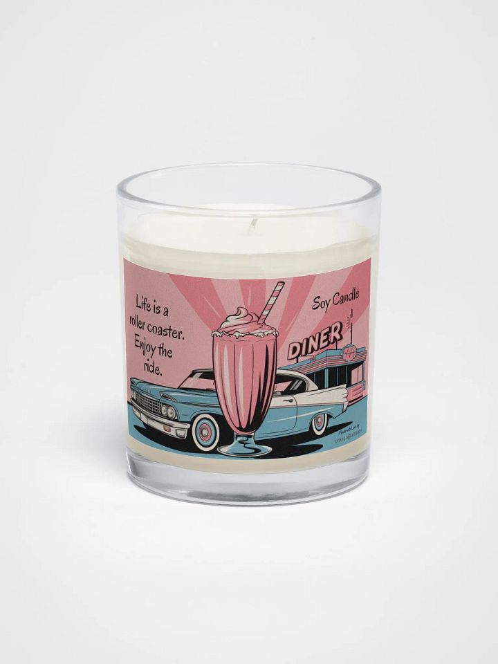 Retro Diner Inspired Motivational Soy Candle product image (1)